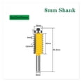 thumbnail image 2 of 8mm Handle Multi-tooth Tenon Cutter Woodworking Line Cutter Slotting Cutter Woodworking Milling Cutter Splicing Cutter Wavy Mult ,Repetitive Accuracy, 2 of 7