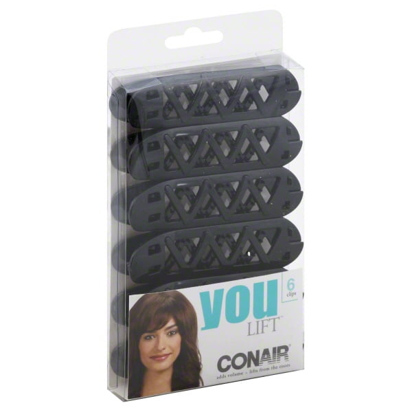 Conair You Lift Hair Clips, 6 Pack