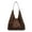 B, variant on Women Suede Large Tote Bag Leopard Print Shoulder Bag Hobo Bag For Work (Brown) Fashion shoulder bag (B)
