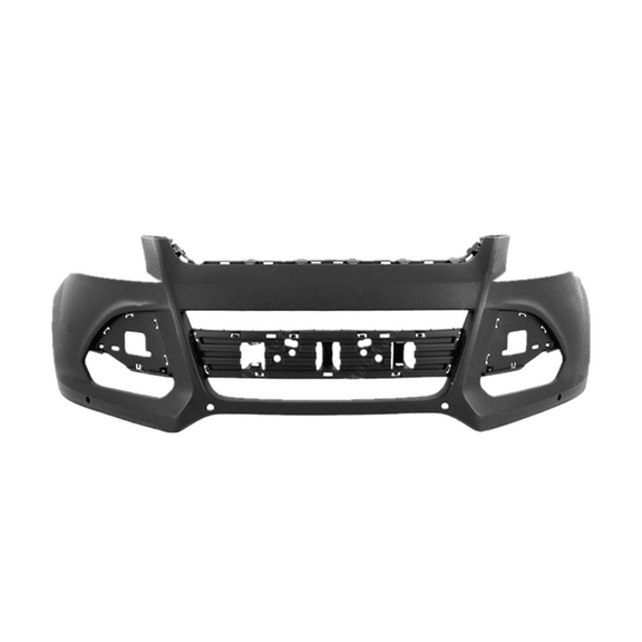 ALL-CARB Front Bumper Cover Replacement for 2013-2016 Ford Escape without Parking Sensor Hole Plastic