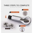 thumbnail image 4 of 4-Piece Adjustable Tool for Rusty, Damaged & Stuck Nuts Heavy Duty Nut Splitter Set, 4 of 5