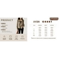 thumbnail image 4 of utcoco Women Cropped Open Front Wool Coats Notched Lapel Jackets, 4 of 4