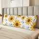 thumbnail image 2 of Fotbe Sunflowers Funda para Almohada Corporal con Diseño, Funda de Microfibra Ultrasuave de 20x54 Pulgadas, Ropa de Cama Elegante, 2 of 7