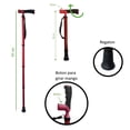 thumbnail image 4 of Baston Retractil Ligero Mobicare Aluminio Rojo, 4 of 4