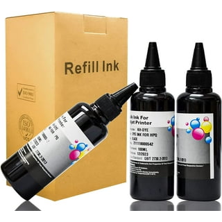 Black Ink Refill kit for HP 21 27 56 60 60 61 74 901 XL 940 Cartridge 250ml  8oz