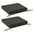 thumbnail image 6 of Classic Accessories Ravenna® Rectangular Patio Seat Cushion Slip Cover & Foam - Durable Outdoor Cushion, Espresso, 21"W x 19"D x 3"Thick, 6 of 22