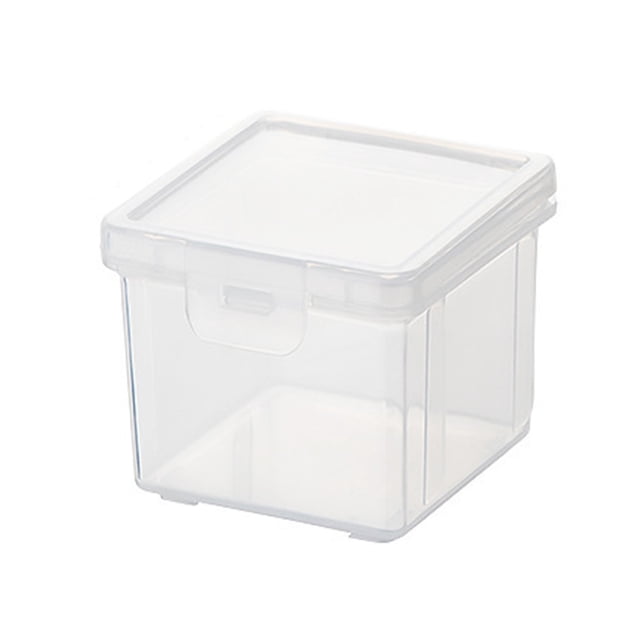Hyasfey Refrigerator Storage Box with Lid Food Grade Transparent Frozing Meat Box Large Capacity Multi-function Vegetable Fruit Food Preservation Container