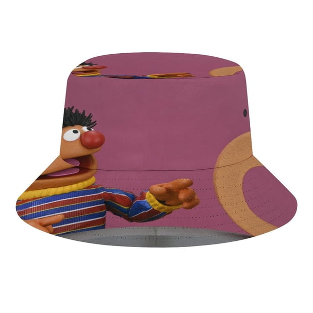 Ernie Sombrero bucket para adultos, gorra de protección solar, sombrero de pescador plegable para viajes al aire libre, pesca y actividades de verano