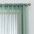 thumbnail image 2 of Better Homes & Gardens Solid Fringe Rod Pocket Curtain, Single Panel, Green River, 50" W x 108" L, 2 of 6