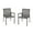 Gray/Natural, variant on Swarthmore Outdoor Aluminum Dining Chairs, Set of 2, Natural and Gray Mesh