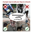 thumbnail image 3 of Dog Bicycle Traction Belt Ropes Handheld Nylon Traction Belt Rope Leash Pet Walk Jogging Keeper Hand Free Stretchable Walky Pets Collar, 3 of 5
