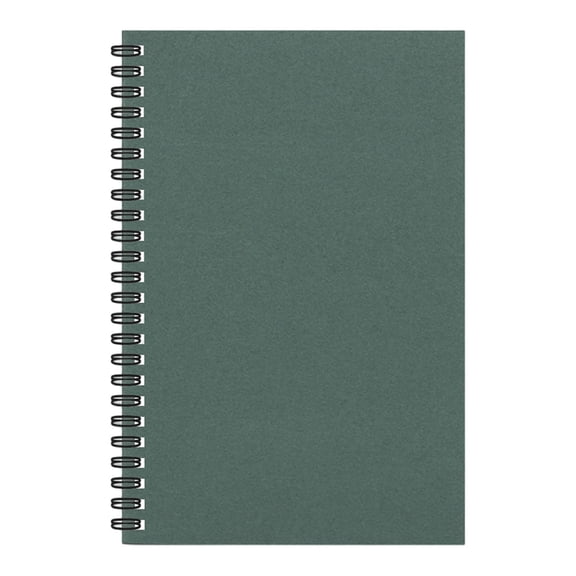 Small Spiral Notebook,Lined Spiral Journal College Ruled Notebook,Wire Bound,50 Sheets Spiral Notebook,5.5 X 8.2 Inch Hardcover Notepads,Lined Travel Writing Journal Notepad for Office,Green