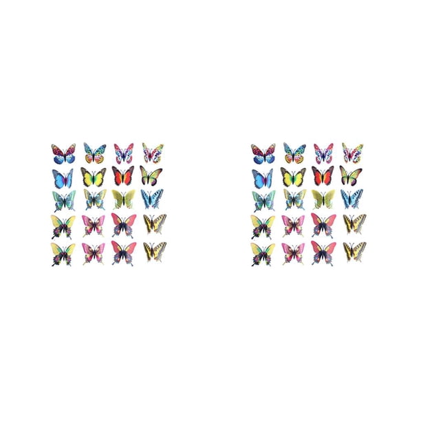 Advancent 20pcs Garden Insect Ornament Home Balcony Decor Stake Decorations Backyard Craft Layout Decoration Scene DIY Props Lawn Decors Como se muestra 2piezas Advancent CBP484097