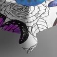 thumbnail image 3 of Purple Butterfly Rose Pattern Rectangle Tablecloth 60"x84",Waterproof Polyester Rectangle Table Cloth, Wipeable Spillproof Polyester Tablecloth for Dining, Camping, Indoor and Outdoor, 3 of 5