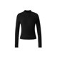 thumbnail image 1 of Lucakuins, blusas de manga larga para mujer, blusa informal de cuello alto de punto de Color sólido para ropa de calle de Club Lucakuins  moda, 1 of 9