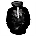 thumbnail image 2 of 2023 nueva moda gato blanco y negro 3D sudaderas con capucha sudaderas jersey hombres mujeres casual streetwear casual negro talla grande sudaderas con capucha, 2 of 4