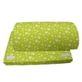 thumbnail image 4 of Paw Print Foot Rest, Monochrome Design Animal Footsteps on Summer Nature Toned Background, Non-Slip Backing Ergonomic Memory Foam Leg Support for Office, Apple Green and White, by Ambesonne, 4 of 5