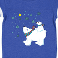 thumbnail image 4 of Inktastic Christmas Polar Bear and Cub with a star Boys or Girls Baby Bodysuit, 4 of 5