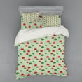 thumbnail image 1 of Ambesonne Christmas Bedding Set 4 Pcs, Baubles Strings, Queen, Multicolor, 1 of 3