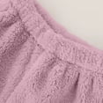 thumbnail image 3 of FAIWAD Kids Plush Pants Elastic Waist Solid Color Fleece Joggers Boys Girls Soft Warm Loungewear, 3 of 8
