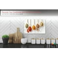 thumbnail image 6 of Kitchen Wall Decor Spoons and Spices Canvas Art, Colorful Ingredient Canvas Print for Dining Room Decor, Vintage Condiment Picture Farmhouse Kitchen Framed Painting for Restaurant Decor 12x18, 6 of 6