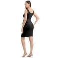 thumbnail image 4 of Women's Maternity Dresses Sleeveless Tank Side Ruching Bodycon Pregnancy Dress for Daily Wearing,Black-M, 4 of 5