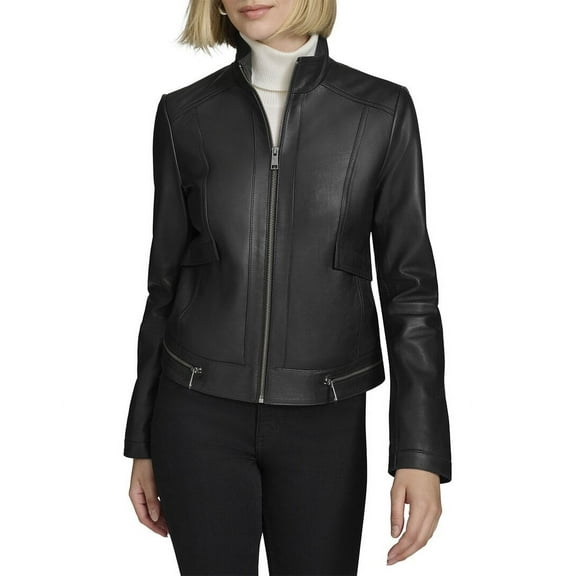 Andrew Marc womens Rowan Leather Coat, xs