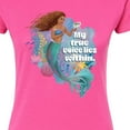 thumbnail image 3 of Disney - True Voice Lies Within - Juniors Fitted Graphic T-Shirt, 3 of 5