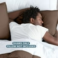 thumbnail image 4 of Bare Home Pillow Sham Set - Premium 1800 Collection - Double Brushed - King, Cocoa, 4 of 9