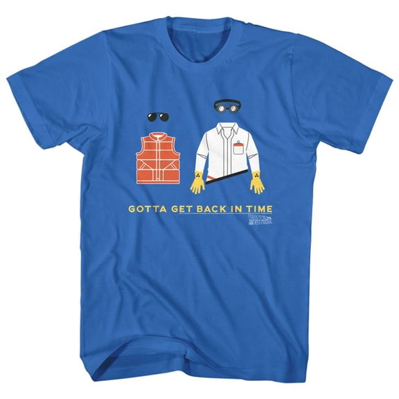 Back To The Future Gotta Get Back Royal Adult T-Shirt 5Xl