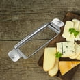 thumbnail image 4 of Butter Cutter, Wire Cheese Slicer Stainless Steel Kitchen Tool with Ergonomic Handle for Block Cheese Butter Soft Fruits Eggs Dishwasher Safe Multipurpose Food Slicer, 4 of 8