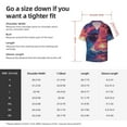 thumbnail image 3 of Daiia Hawaiian Island Beach Shark Men's Linen Shirts Short Sleeve Casual Shirts Button Down Shirt for Men Beach Summer Wedding Shirt-Small, 3 of 6