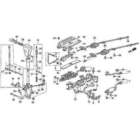 Genuine OE Honda Escutcheon, Console - 54711-SS0-A82