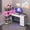White, variant on Multi-Function L-Shaped Computer Desk – 6 Drawers, 5-Tier Storage, LED Lighting, Power Outlets & USB/Type-C, Reversible Corner Gaming Workstation for Home Office, Black
