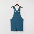 thumbnail image 6 of Pxiakgy jumpsuits for women Women's New Summer Casual Fashion Strap Shorts Jumpsuit Strap Pants womens jumpsuit one piece jumpsuit Blue + L, 6 of 6