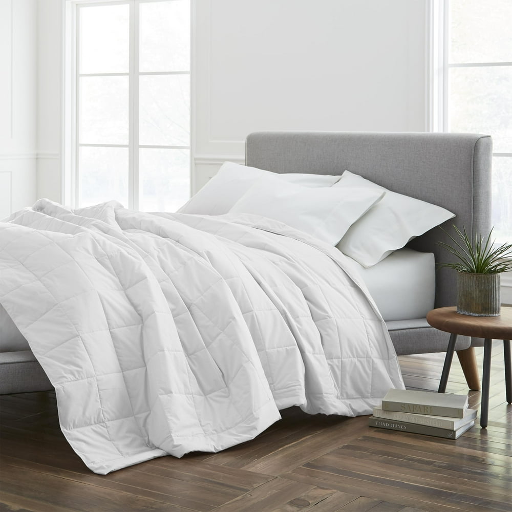 EcoPure® Cotton Filled Full/Queen White Blanket