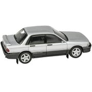 1988 Mitsubishi Galant VR-4 Grace Silver Metallic and Chateau Silver 1/64 Diecast Model Car by Paragon Models