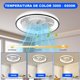 thumbnail image 5 of Ventilador De Techo Con Luz Lámpara Moderno E27 para Habitaciones y Cocina, 5 of 7