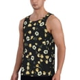 thumbnail image 2 of Xecao Daisy Men's Tank Top Workout Quick Dry Sleeveless Gym Jogging Muscle Shirts Summer Swim Beach Tops, 2 of 9