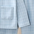 thumbnail image 4 of Mifsaly Pajama Sets for Girls Boys 2 Piece Plaid Long Sleeve Button Down Sleepwear and Long Pants Kids Toddler Soft Breathable Lounge Cotton Nightwear, 4 of 5