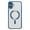 Navyblue, variant on for iPhone 17 Case Clear Magnetic, Ultra Thin Plating edge Cover Compatible with Magsafe Phone Case for Women Men Girl, Cute Soft TPU Silicone & Hard PC Transparent Anti-Yellow, Red