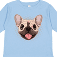 thumbnail image 4 of Inktastic French Bulldog Dog Boys or Girls Long Sleeve Toddler T-Shirt, 4 of 5