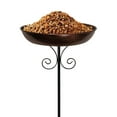 thumbnail image 6 of Vintage Wrought Iron Bird Bath with Stand, 31" Tall Outdoor Garden Decoration & Feeder, Large Water Bowl for Wild Birds - Adjustable Height, Durable & Easy to Clean Metal Birdbath, 6 of 8