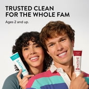 Native Fluoride-Free Toothpaste, Charcoal & Mint, 4.1 oz, Adults & Kids 2+