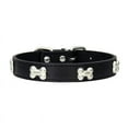 thumbnail image 1 of Bone Leather Durable Pet Dog Collars Puppy Pug Collars for Small Large Dog Chihuahua Cat Accessories Pet Collar for Small Dogs ShopWise Round, 1 of 22