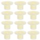 thumbnail image 1 of 12pcs 1/2 Internal Thread and 3/4 External Thread Faucet Flange Holder Tap Flange Fixed Holder Plastic Faucet Flange Mount Base, 1 of 2