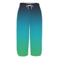 thumbnail image 4 of fnnxnal 2025 Trendy Green Cropped Capris for Women - Dressy Casual Capri Pants with Pockets - Ladies Summer Capris in XL - Womens Stylish Capri Pants, 4 of 8