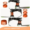 thumbnail image 6 of BUCKLOS 11PCS Headset Spacer Bike 1-1/8 Fork Stem Aluminum Carbon Fiber Washer - 20 15 10 5 3 2 mm Mountain Bikes Road Bicycle Threadless Ultralight Headset Spacers, fit MTB Road BMX Folding Bikes., 6 of 8