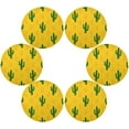 thumbnail image 3 of Coolnut Cactus Dinner Mat, 15.4'' Round Placemat, Table, Non-Slip and Durable, Easy to Clean Home Decor, 3 of 7