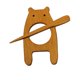 thumbnail image 2 of Broche de Madera con Diseño Atractivo, Broche de Pecho, Broche Vintage para Chaleco, Broche de Madera Natural, Broche de Pecho con Imagen CUTE, Broche de Chaleco de Madera, Broche de Pecho, 2 of 9